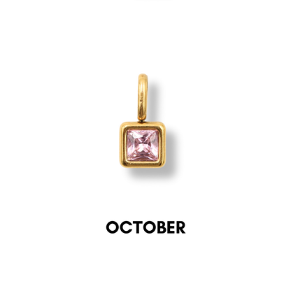 Birthstone Charms Gold