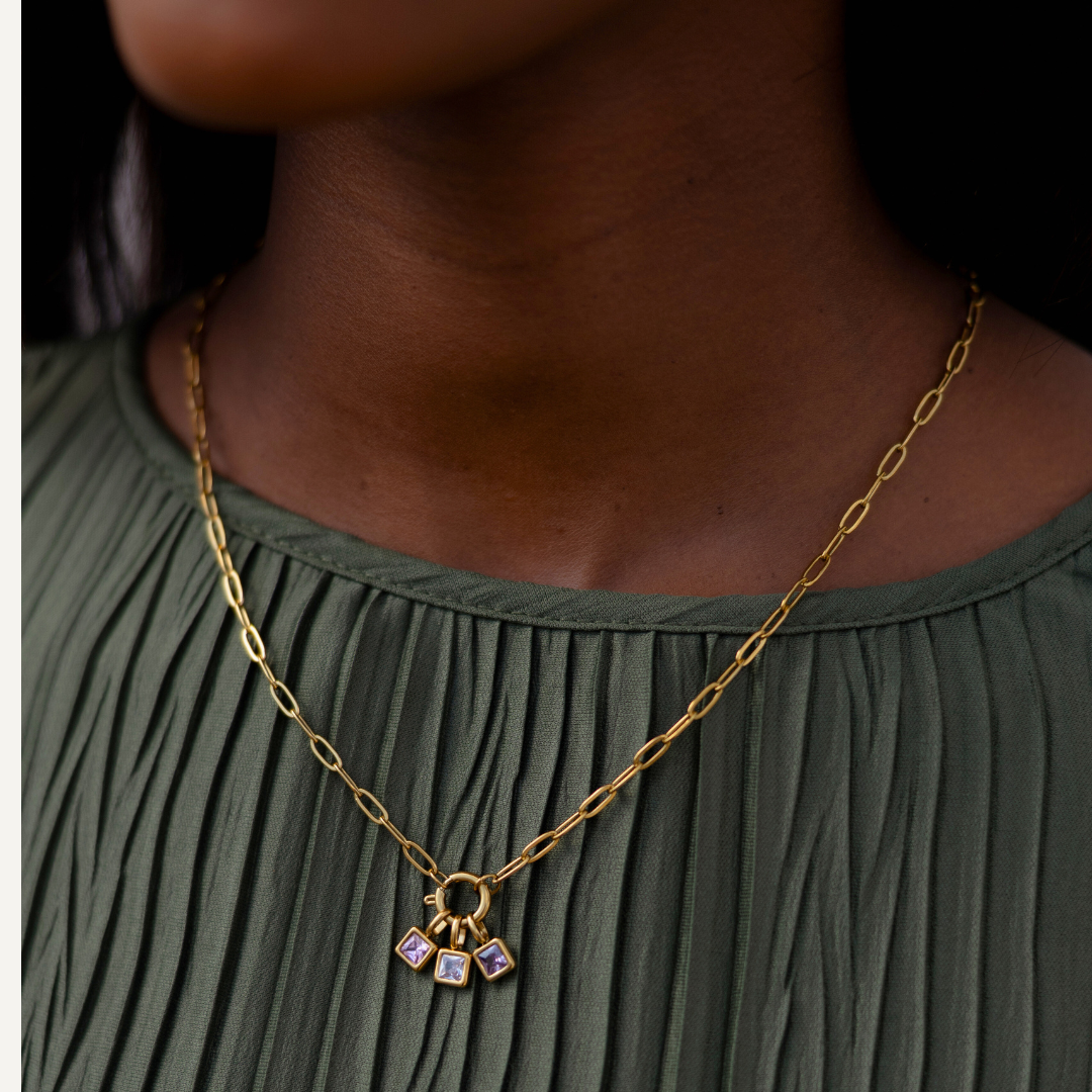 Birthstone Charms Gold