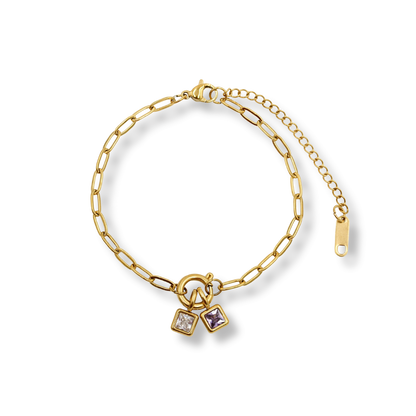 Birthstone Bracelet Gold