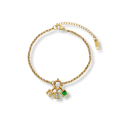Birthstone Bracelet Gold