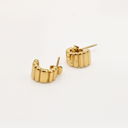 Petite Ripple Hoops