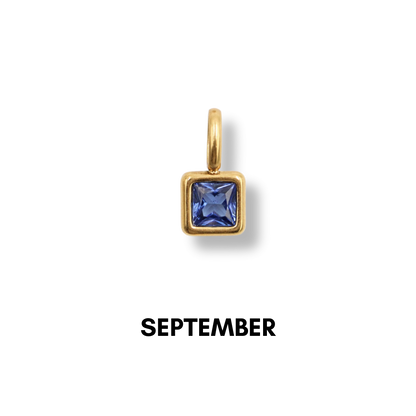 Birthstone Charms Gold