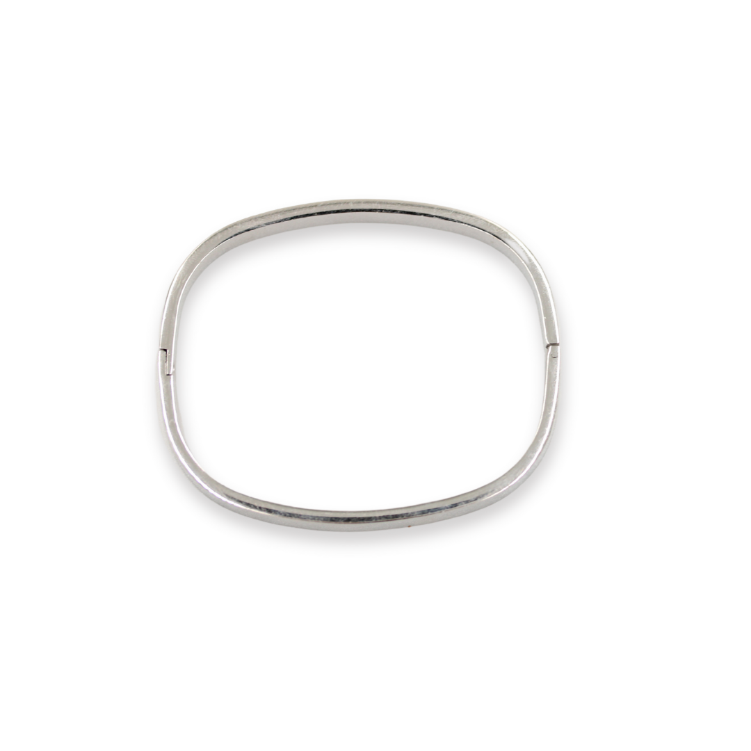 NEW Square Bangle Silver