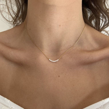 Dainty Necklace With Freshwater Pearls